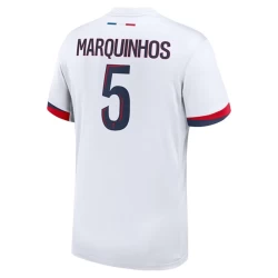 Paris Saint-Germain PSG Fotballdrakter 2024-25 Marquinhos #5 Bortedrakt Mann