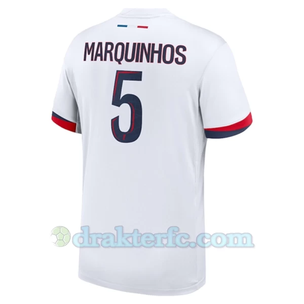 Paris Saint-Germain PSG Fotballdrakter 2024-25 Marquinhos #5 Bortedrakt Mann