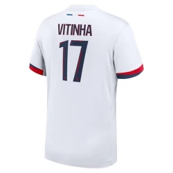 Paris Saint-Germain PSG Fotballdrakter 2024-25 Vitinha #17 Bortedrakt Mann