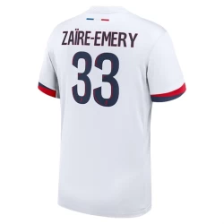 Paris Saint-Germain PSG Fotballdrakter 2024-25 Zaire-Emery #33 Bortedrakt Mann