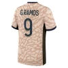 Paris Saint-Germain PSG Fotballdrakter G. Ramos #9 2024-25 Fourthdrakt Mann