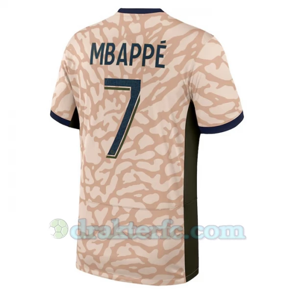 Paris Saint-Germain PSG Fotballdrakter Kylian Mbappé #7 2024-25 Fourthdrakt Mann