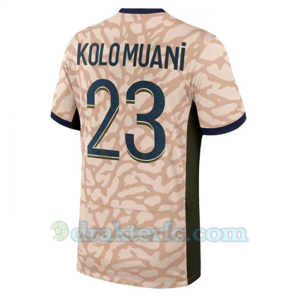 Paris Saint-Germain PSG Fotballdrakter Randal Kolo Muani #23 2024-25 Fourthdrakt Mann