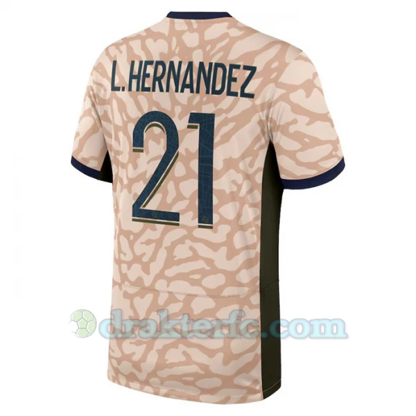 Paris Saint-Germain PSG Fotballdrakter Theo Hernández #21 2024-25 Fourthdrakt Mann