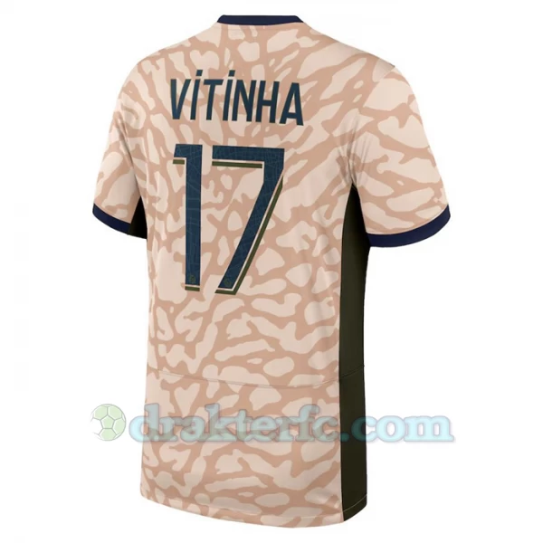 Paris Saint-Germain PSG Fotballdrakter Vitinha #17 2024-25 Fourthdrakt Mann