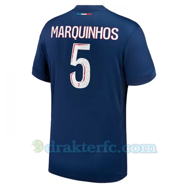 Paris Saint-Germain PSG Marquinhos #5 Fotballdrakter 2024-25 Hjemmedrakt Mann