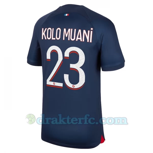 Paris Saint-Germain PSG Randal Kolo Muani #23 Fotballdrakter 2023-24 Hjemmedrakt Mann