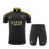 Paris Saint-Germain PSG Trenings T-skjorte Sett 2024-25 Svart Gold