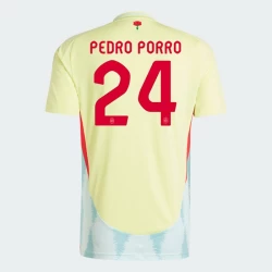 Pedro Porro #24 Spania Fotballdrakter EM 2024 Bortedrakt Mann