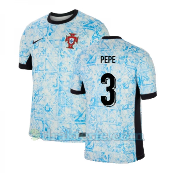 Pepe #3 Portugal Fotballdrakter EM 2024 Bortedrakt Mann