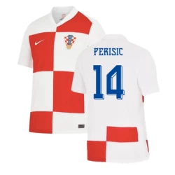 Perisic #14 Kroatia Fotballdrakter EM 2024 Hjemmedrakt Mann