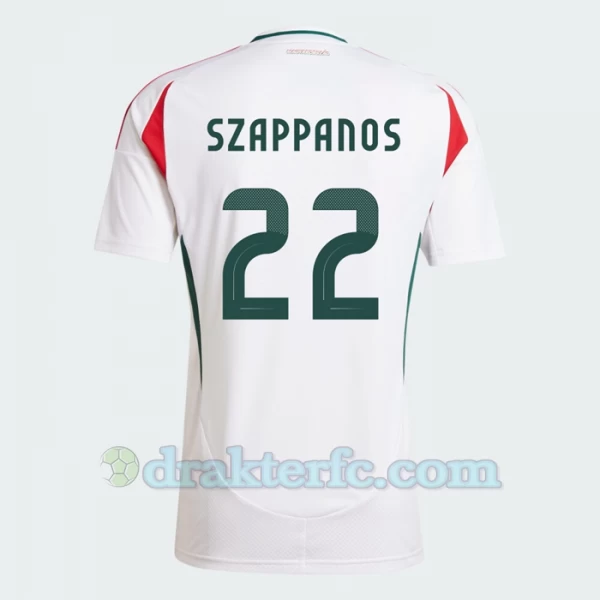 Peter Szappanos #17 Ungarn Fotballdrakter EM 2024 Bortedrakt Mann