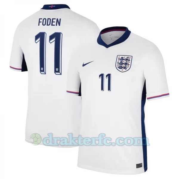 Phil Foden #11 England Fotballdrakter EM 2024 Hjemmedrakt Mann