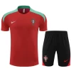 Portugal Trenings T-skjorte Sett 2024-25 Rød