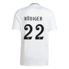 Real Madrid Antonio Rudiger #22 Fotballdrakter 2024-25 Hjemmedrakt Mann