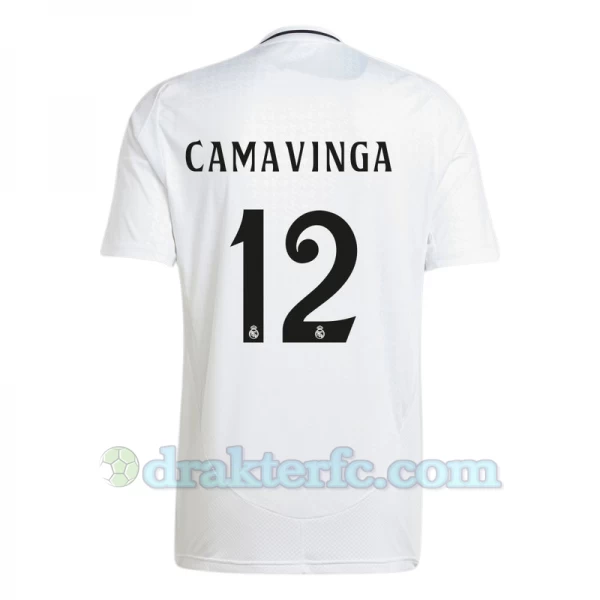 Real Madrid Camavinga #12 Fotballdrakter 2024-25 Hjemmedrakt Mann