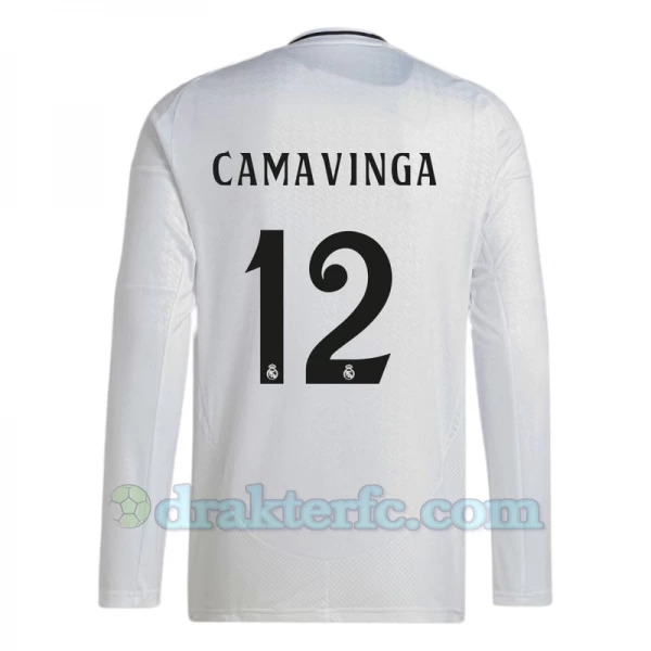 Real Madrid Camavinga #12 Fotballdrakter 2024-25 Hjemmedrakt Mann Langermet