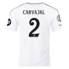 Real Madrid Carvajal #2 Fotballdrakter 2024-25 HP Hjemmedrakt Mann