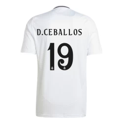 Real Madrid D. Ceballos #19 Fotballdrakter 2024-25 Hjemmedrakt Mann