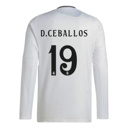 Real Madrid D. Ceballos #19 Fotballdrakter 2024-25 Hjemmedrakt Mann Langermet