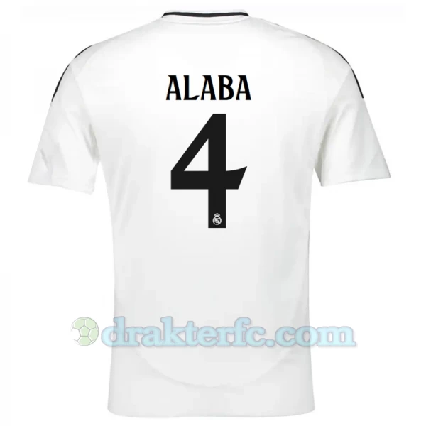 Real Madrid David Alaba #4 Fotballdrakter 2024-25 Hjemmedrakt Mann
