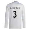 Real Madrid E. Militao #3 Fotballdrakter 2024-25 Hjemmedrakt Mann Langermet
