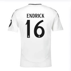 Real Madrid Endrick #16 Fotballdrakter 2024-25 HP Hjemmedrakt Mann