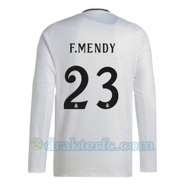 Real Madrid F. Mendy #23 Fotballdrakter 2024-25 Hjemmedrakt Mann Langermet