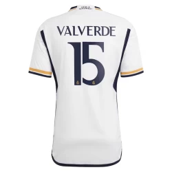 Real Madrid Federico Valverde #15 Fotballdrakter 2023-24 Hjemmedrakt Mann