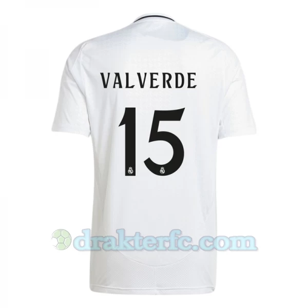 Real Madrid Federico Valverde #15 Fotballdrakter 2024-25 Hjemmedrakt Mann