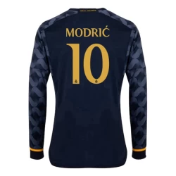 Real Madrid Fotballdrakter 2023-24 Luka Modrić #10 Bortedrakt Mann Langermet