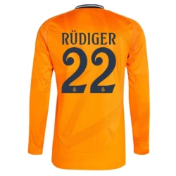 Real Madrid Fotballdrakter 2024-25 Antonio Rudiger #22 Bortedrakt Mann Langermet