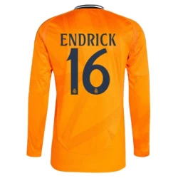 Real Madrid Fotballdrakter 2024-25 Endrick #16 Bortedrakt Mann Langermet