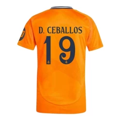 Real Madrid Fotballdrakter 2024-25 HP D. Ceballos #19 Bortedrakt Mann