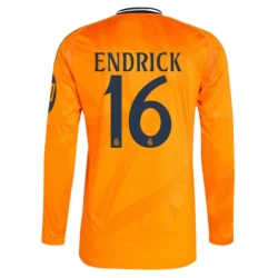 Real Madrid Fotballdrakter 2024-25 HP Endrick #16 Bortedrakt Mann Langermet