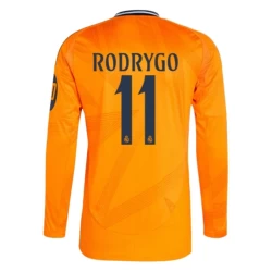 Real Madrid Fotballdrakter 2024-25 HP Rodrygo #11 Bortedrakt Mann Langermet