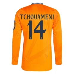 Real Madrid Fotballdrakter 2024-25 HP Tchouameni #14 Bortedrakt Mann Langermet