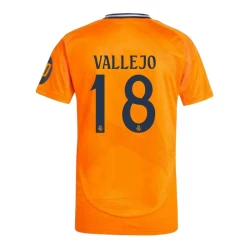 Real Madrid Fotballdrakter 2024-25 HP Vallejo #18 Bortedrakt Mann