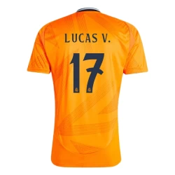 Real Madrid Fotballdrakter 2024-25 Lucas V. #17 Bortedrakt Mann