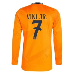 Real Madrid Fotballdrakter 2024-25 Vinicius Junior #7 Bortedrakt Mann Langermet