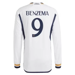 Real Madrid Karim Benzema #9 Fotballdrakter 2023-24 Hjemmedrakt Mann Langermet