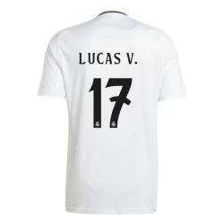 Real Madrid Lucas V. #17 Fotballdrakter 2024-25 Hjemmedrakt Mann