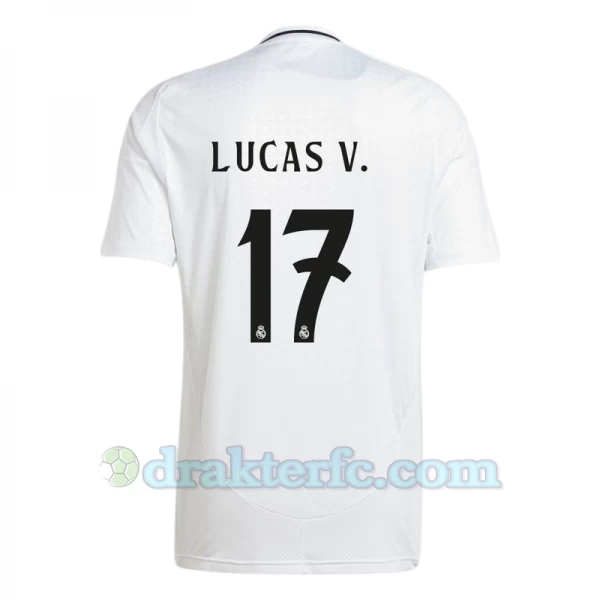 Real Madrid Lucas V. #17 Fotballdrakter 2024-25 Hjemmedrakt Mann
