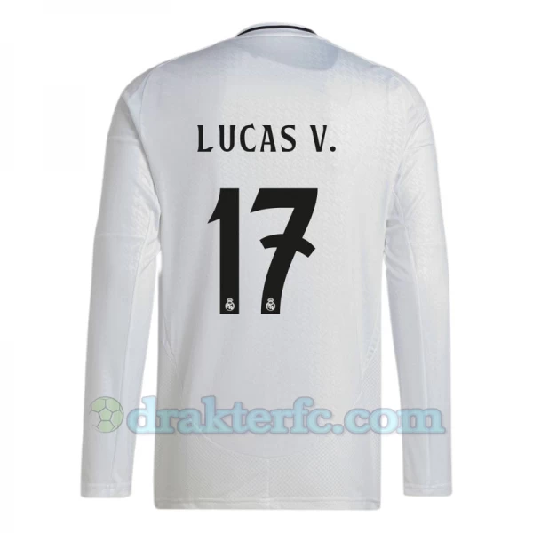 Real Madrid Lucas V. #17 Fotballdrakter 2024-25 Hjemmedrakt Mann Langermet