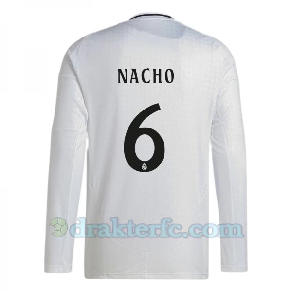 Real Madrid Nacho #6 Fotballdrakter 2024-25 Hjemmedrakt Mann Langermet