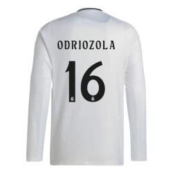 Real Madrid Odriozola #16 Fotballdrakter 2024-25 Hjemmedrakt Mann Langermet