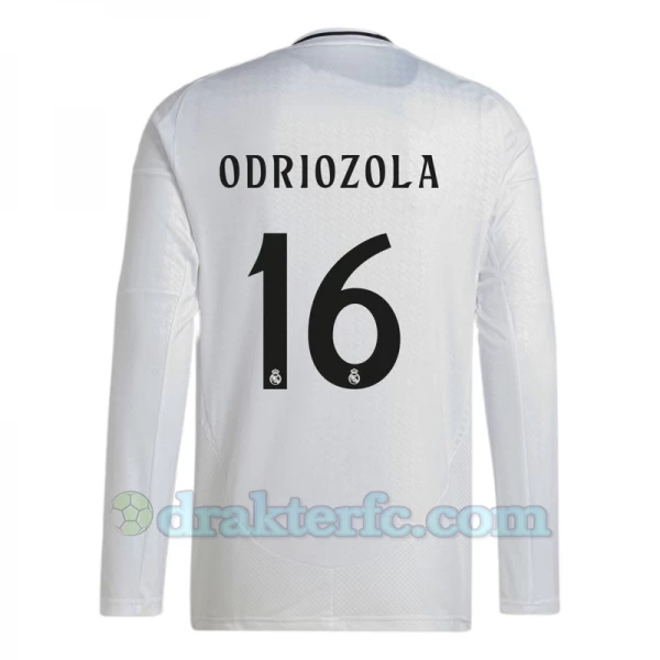 Real Madrid Odriozola #16 Fotballdrakter 2024-25 Hjemmedrakt Mann Langermet
