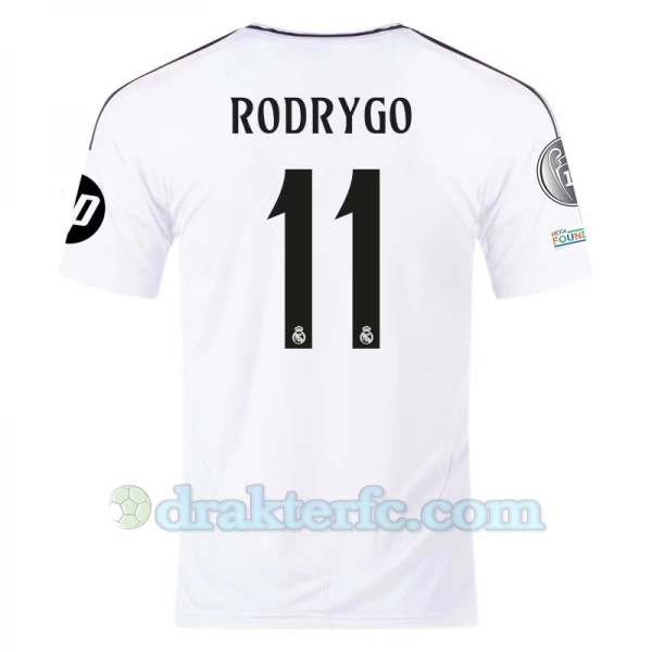 Real Madrid Rodrygo #11 Fotballdrakter 2024-25 HP Hjemmedrakt Mann