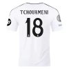 Real Madrid Tchouameni #18 Fotballdrakter 2024-25 HP Hjemmedrakt Mann