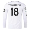 Real Madrid Tchouameni #18 Fotballdrakter 2024-25 HP Hjemmedrakt Mann Langermet